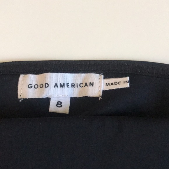 Good American Scuba Modern Tank Bodysuit NWT NEW Black Size 8 5X DD Plus Thong - Picture 10 of 14